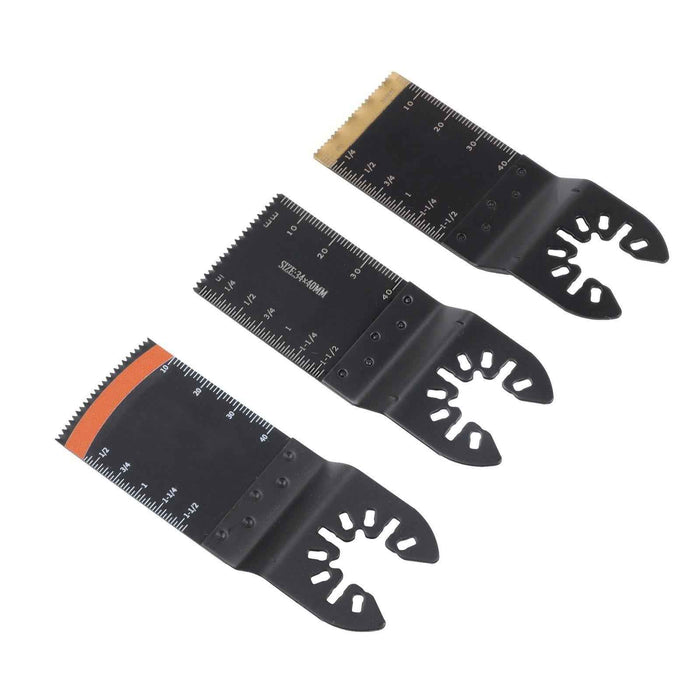 DURAFORCE Quick Release Professional Wood Metal Oscillating Multitool Saw Blades 105 Pack