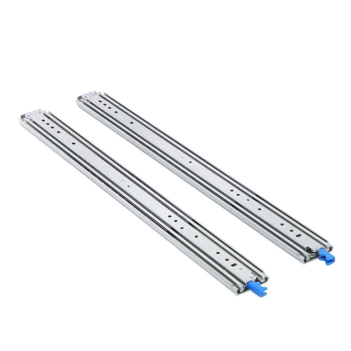 DURAFORCE 1 Pair Locking Drawer Slides 30 Inch Lock & Full Extension 500 lbs Load Capacity