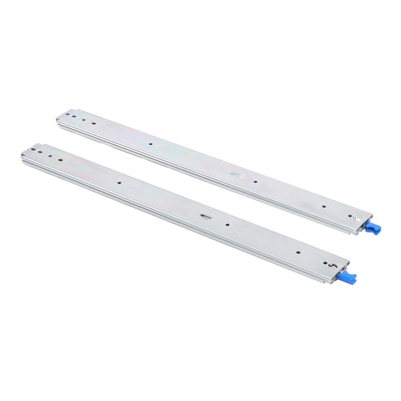 DURAFORCE 1 Pair Locking Drawer Slides 30 Inch Lock & Full Extension 500 lbs Load Capacity