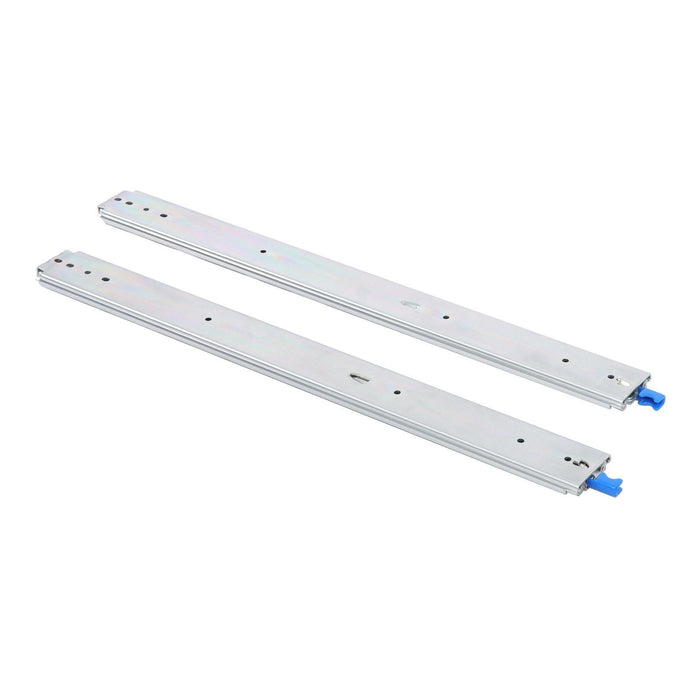 DURAFORCE 1 Pair Locking Drawer Slides 30 Inch Lock & Full Extension 500 lbs Load Capacity