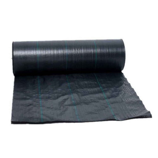 DURAFORCE 4×250FT Durable Weed Barrier Landscape Fabric PP Woven Ground Cover 3.2 OUNCE
