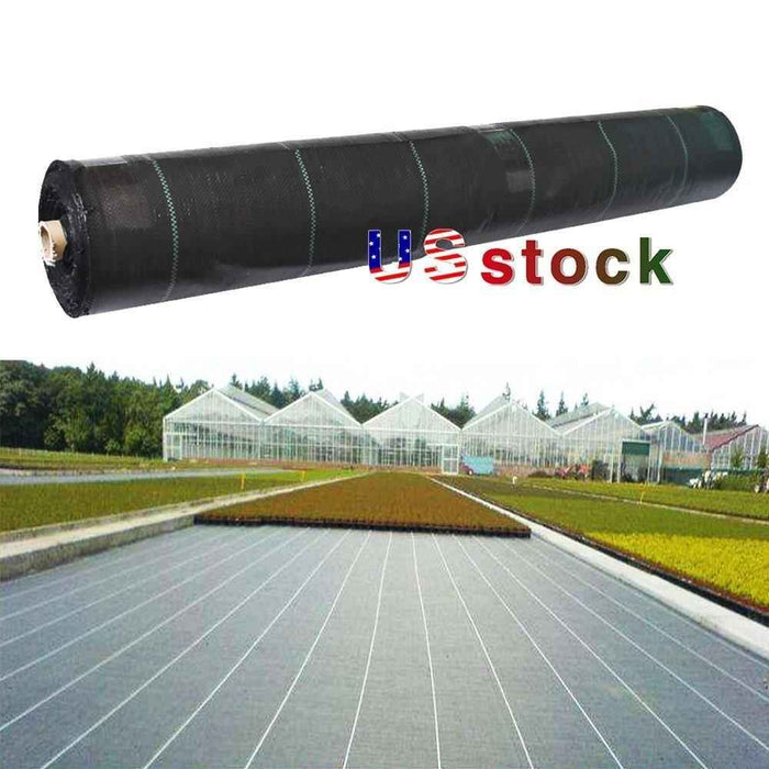 DURAFORCE 4×250FT Durable Weed Barrier Landscape Fabric PP Woven Ground Cover 3.2 OUNCE