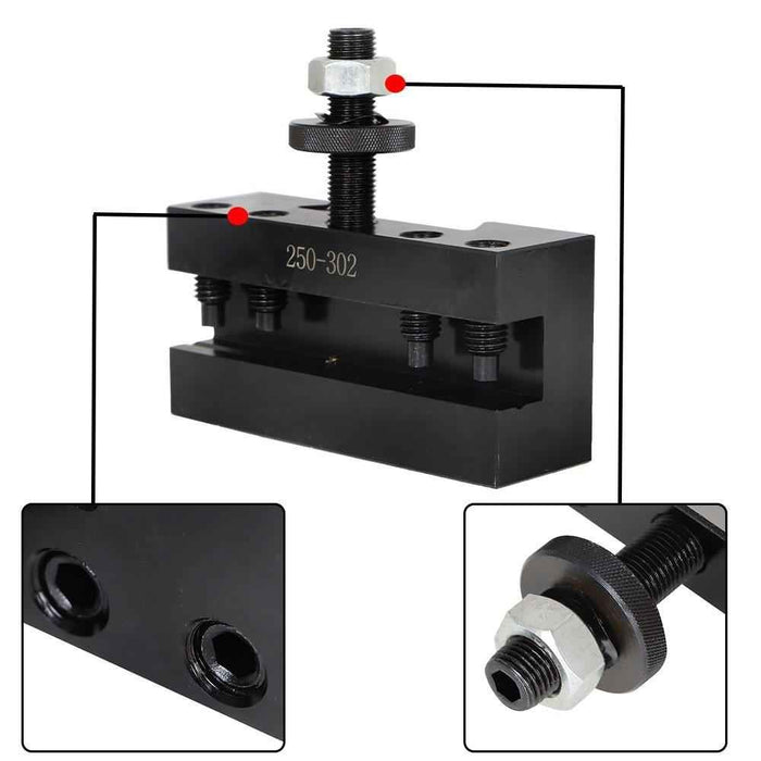 CXA #2 250-302 Quick Change Tool Post Boring Turning & Facing Holder For CNC