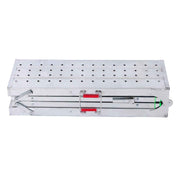 DURAFORCE Folding Scaffolding, 1.6m Adjustable Lift Height Work Platform Scaffold Portable