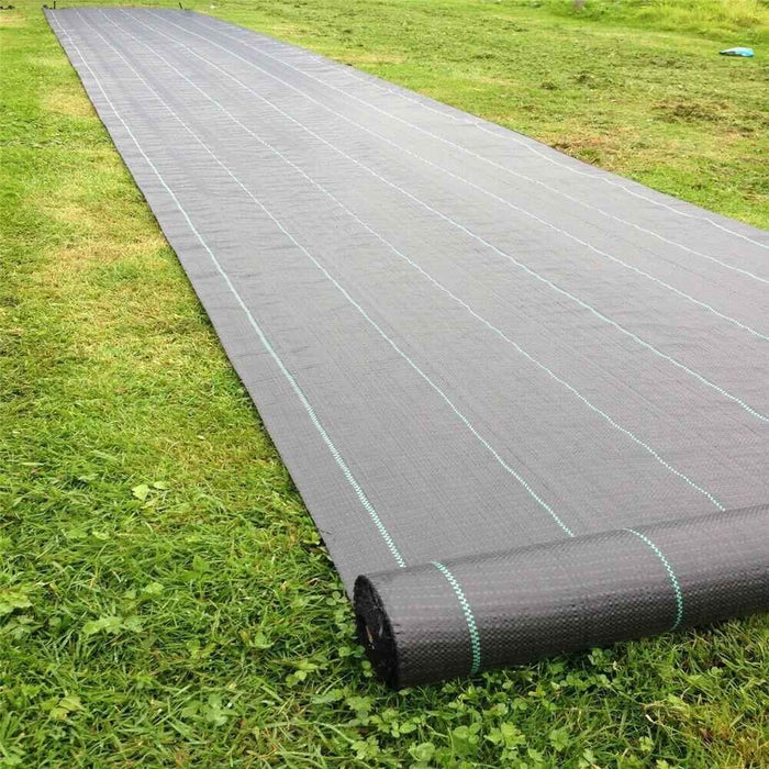 DURAFORCE 3×200FT Weed Control Membrane Garden Ground Cover Mat Landscape 3.2oz