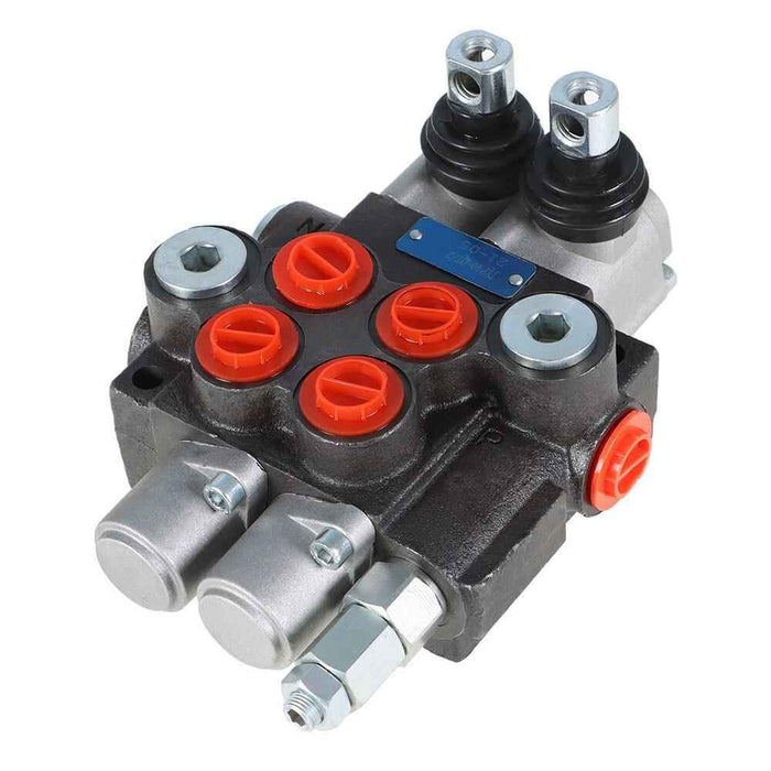 DURAFORCE 11 GPM 2 Spool SAE Hydraulic Monoblock Double Acting Control Valve