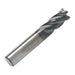 DURAFORCE High Precision 1/2" Carbide End Mill 4 Flute Variable Geometry Tialn Coated