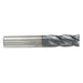 DURAFORCE High Precision 1/2" Carbide End Mill 4 Flute Variable Geometry Tialn Coated