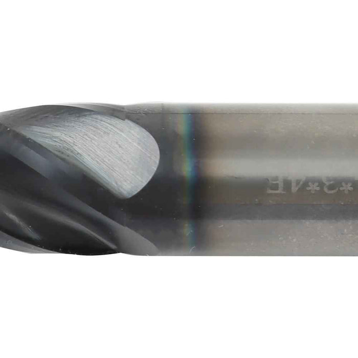 DURAFORCE High Precision 1/2" Carbide End Mill 4 Flute Variable Geometry Tialn Coated