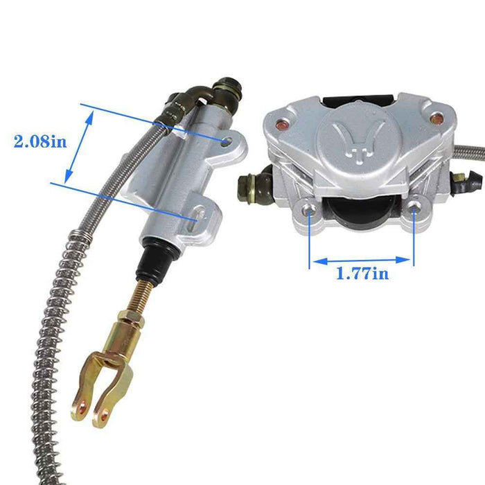 DURAFORCE Brake Assembly & 32'' Go Kart Rear Axle Kit And Sprocket Hub Drift Trike