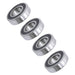 DURAFORCE 62/28-2RS 4Pcs Deep Groove Ball Bearing 28mm Inner 58mm Dia 16mm Bore Sealed
