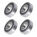 DURAFORCE 62/28-2RS 4Pcs Deep Groove Ball Bearing 28mm Inner 58mm Dia 16mm Bore Sealed