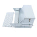 DURAFORCE Automatic Galvanized Steel Poultry Feeders Durable Materials W/ Weatherproof Lid