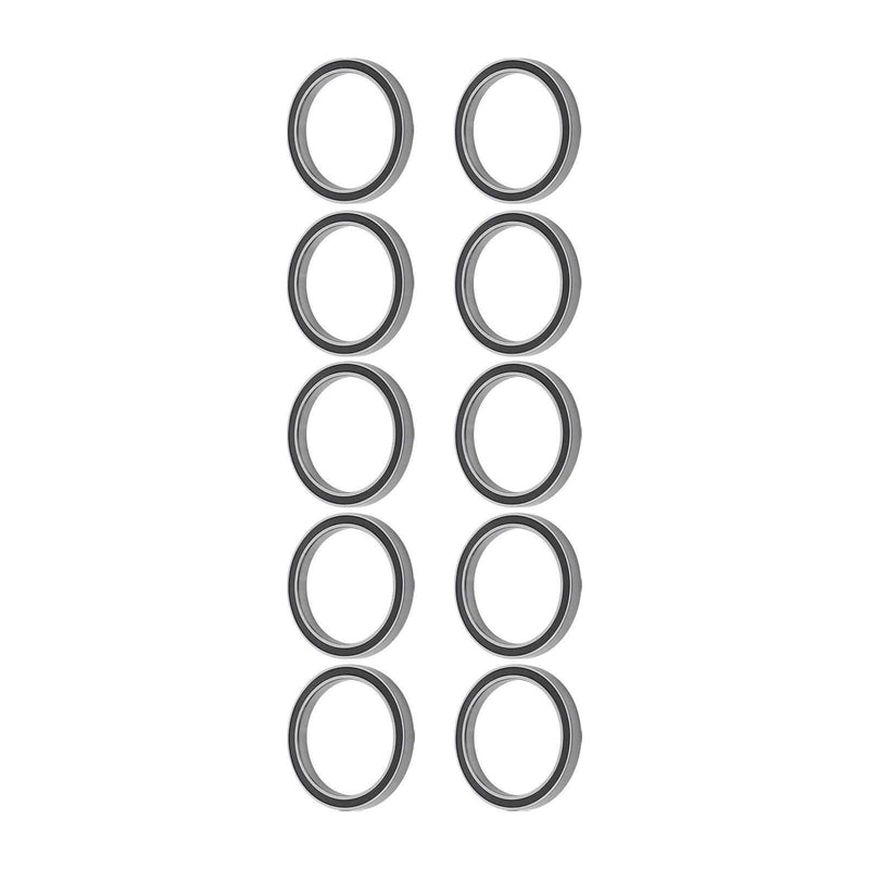 DURAFORCE Double Rubber Sealed 10 Pack 6707-2RS 35mm Inner Dia 44mm OD 5mm Ball Bearing