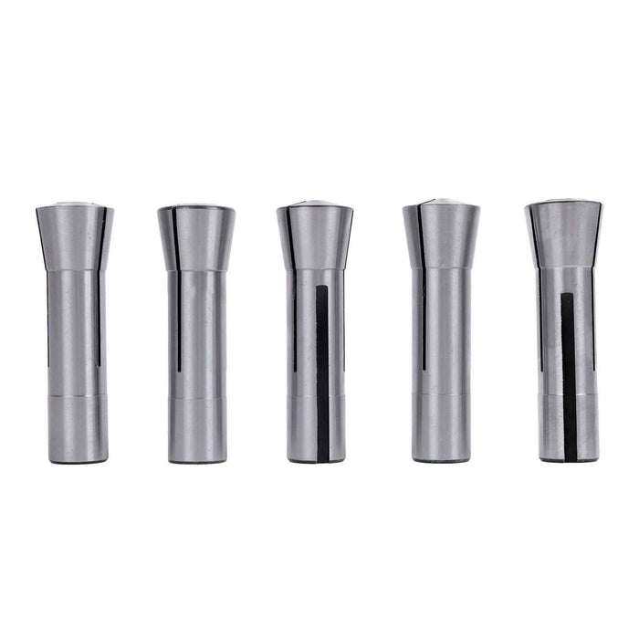 DURAFORCE New 25Pack Ultra Precision 1/8" To 7/8" R8 Round Collet Set Alloy Steel