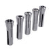 DURAFORCE New 25Pack Ultra Precision 1/8" To 7/8" R8 Round Collet Set Alloy Steel