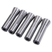 DURAFORCE New 25Pack Ultra Precision 1/8" To 7/8" R8 Round Collet Set Alloy Steel