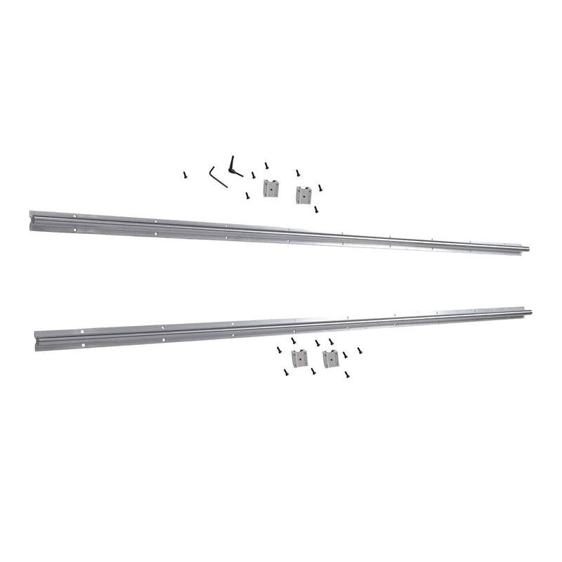 DURAFORCE 4Pcs SBR20UU Square Type Bearings Block and 2× SBR20-1800mm Linear Shaft Rail