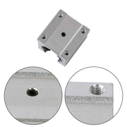 DURAFORCE 4Pcs SBR20UU Square Type Bearings Block and 2× SBR20-1800mm Linear Shaft Rail
