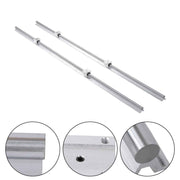 DURAFORCE 4Pcs SBR20UU Square Type Bearings Block and 2× SBR20-1800mm Linear Shaft Rail