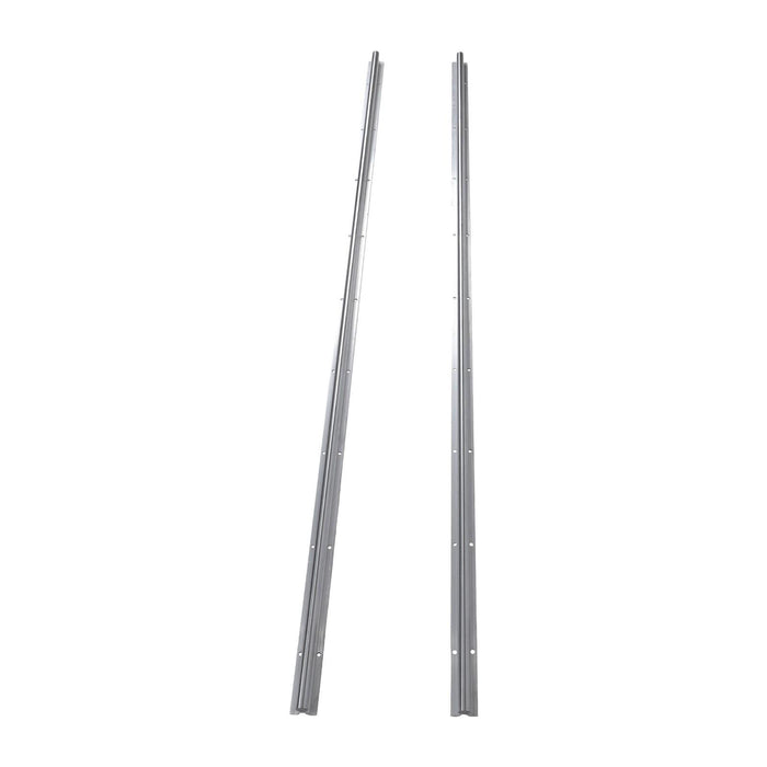 DURAFORCE 4Pcs SBR20UU Square Type Bearings Block and 2× SBR20-1800mm Linear Shaft Rail