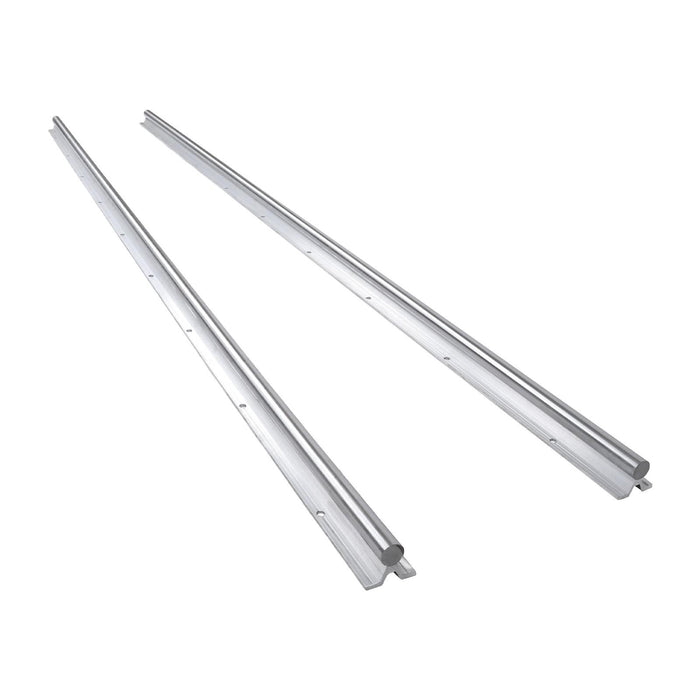 DURAFORCE 4Pcs SBR20UU Square Type Bearings Block and 2× SBR20-1800mm Linear Shaft Rail