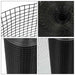 DURAFORCE Chicken Rabbit Mesh 36'' × 50' Hardware Cloth Black PVC Vinyl Coated 1/2 Inch