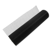 DURAFORCE Chicken Rabbit Mesh 36'' × 50' Hardware Cloth Black PVC Vinyl Coated 1/2 Inch