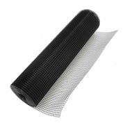 DURAFORCE Chicken Rabbit Mesh 36'' × 50' Hardware Cloth Black PVC Vinyl Coated 1/2 Inch