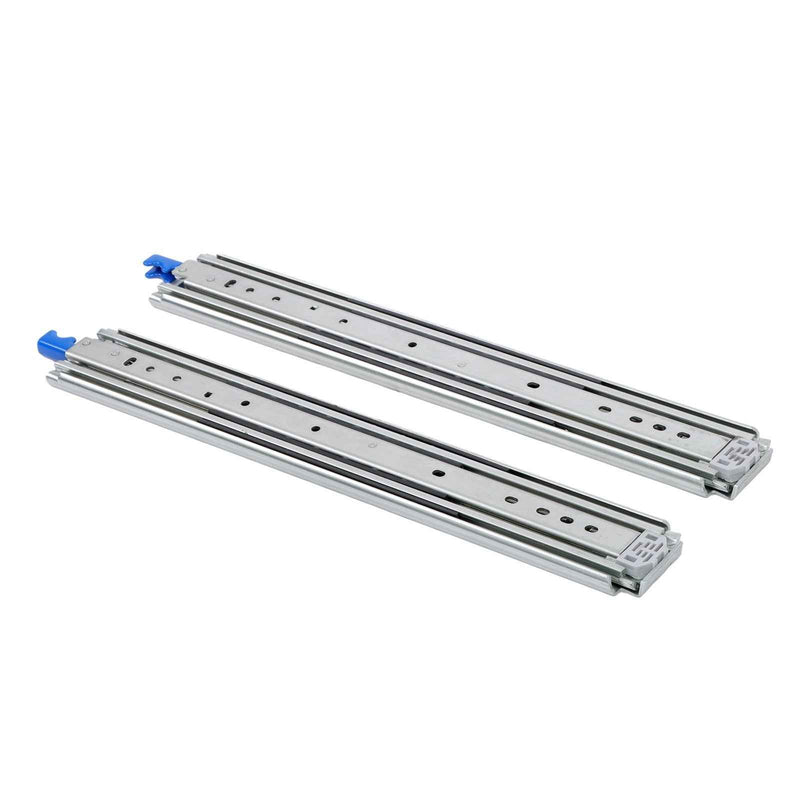 DURAFORCE 1 Pair Locking Drawer Slides 20 Inch Lock & Full Extension 250 lbs Load Capacity