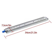 DURAFORCE 1 Pair Locking Drawer Slides 20 Inch Lock & Full Extension 250 lbs Load Capacity