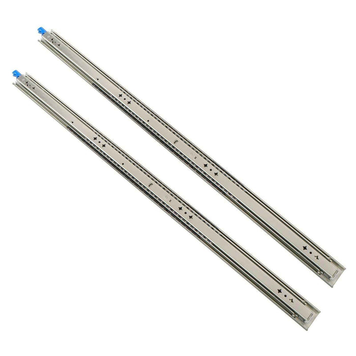 DURAFORCE 1 Pair Locking Drawer Slides 40 Inch Lock & Full Extension 250 lbs Load Capacity