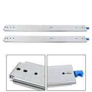 DURAFORCE 1 Pair Locking Drawer Slides 28 Inch Lock & Full Extension 500 lbs Load Capacity