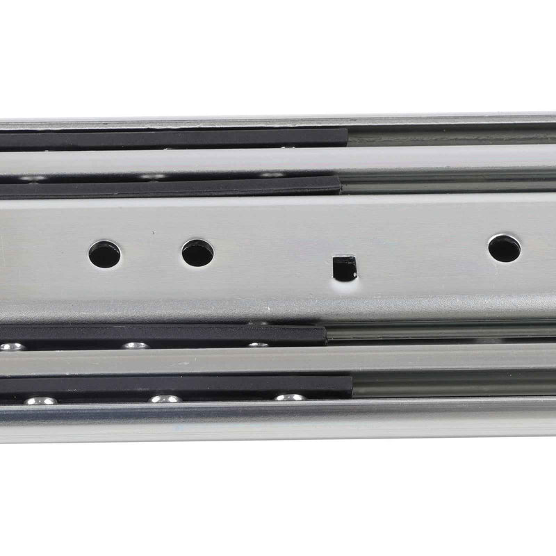 DURAFORCE 1 Pair Locking Drawer Slides 28 Inch Lock & Full Extension 500 lbs Load Capacity