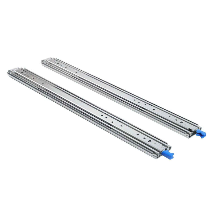 DURAFORCE 1 Pair Locking Drawer Slides 28 Inch Lock & Full Extension 500 lbs Load Capacity