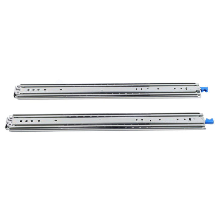 DURAFORCE 1 Pair Locking Drawer Slides 28 Inch Lock & Full Extension 500 lbs Load Capacity
