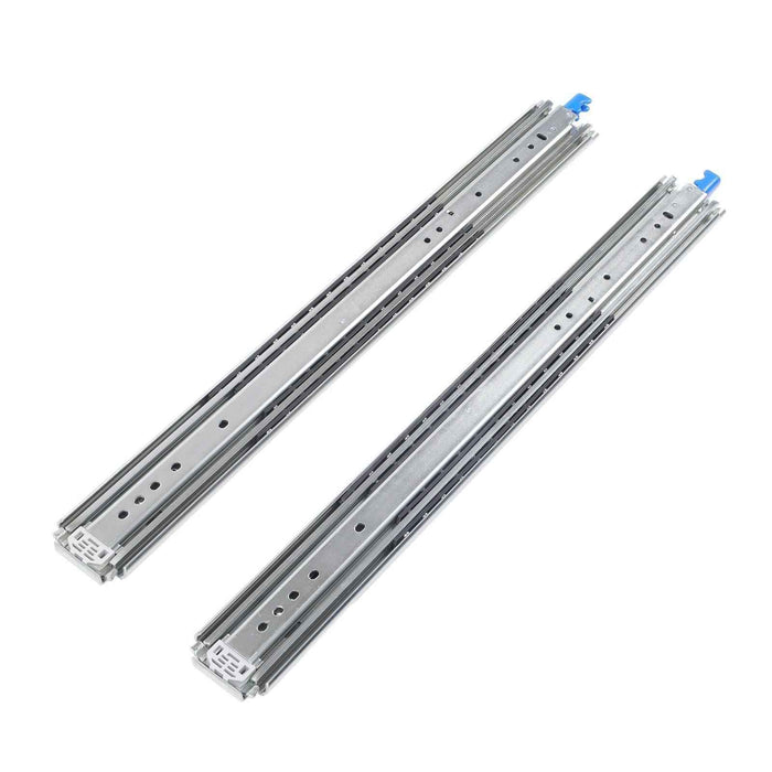 DURAFORCE 1 Pair Locking Drawer Slides 28 Inch Lock & Full Extension 500 lbs Load Capacity