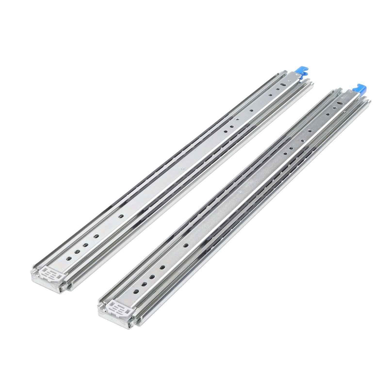 DURAFORCE 1 Pair Locking Drawer Slides 28 Inch Lock & Full Extension 500 lbs Load Capacity