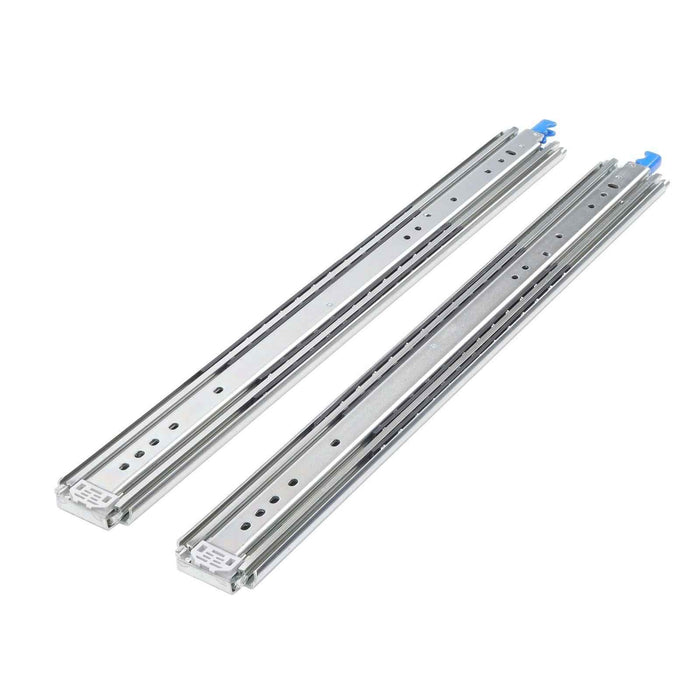 DURAFORCE 1 Pair Locking Drawer Slides 28 Inch Lock & Full Extension 500 lbs Load Capacity