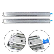 DURAFORCE 1 Pair Locking Drawer Slides 28 Inch Lock & Full Extension 500 lbs Load Capacity