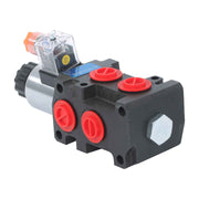 DURAFORCE Hydraulic 6 Port Solenoid Diverter Selector Valve 1/2"BSPP 12V DC 13gpm 50L US