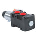 DURAFORCE Hydraulic 6 Port Solenoid Diverter Selector Valve 1/2"BSPP 12V DC 13gpm 50L US