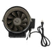 DURAFORCE 8-Inch Inline Duct Fan, 807 CFM with Temperature Humidity Controller EC-Motor
