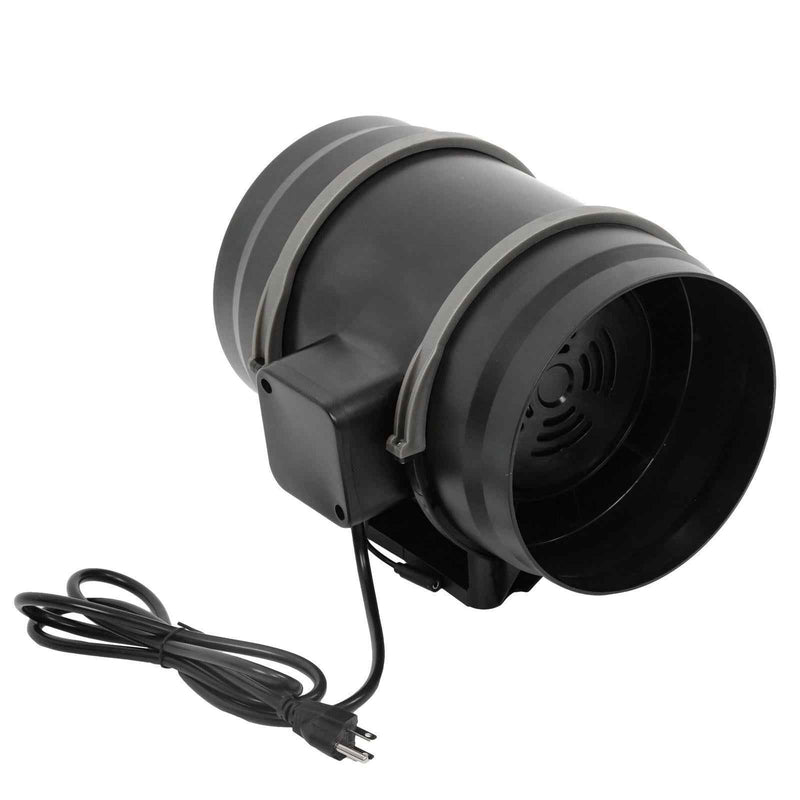 DURAFORCE 8-Inch Inline Duct Fan, 807 CFM with Temperature Humidity Controller EC-Motor
