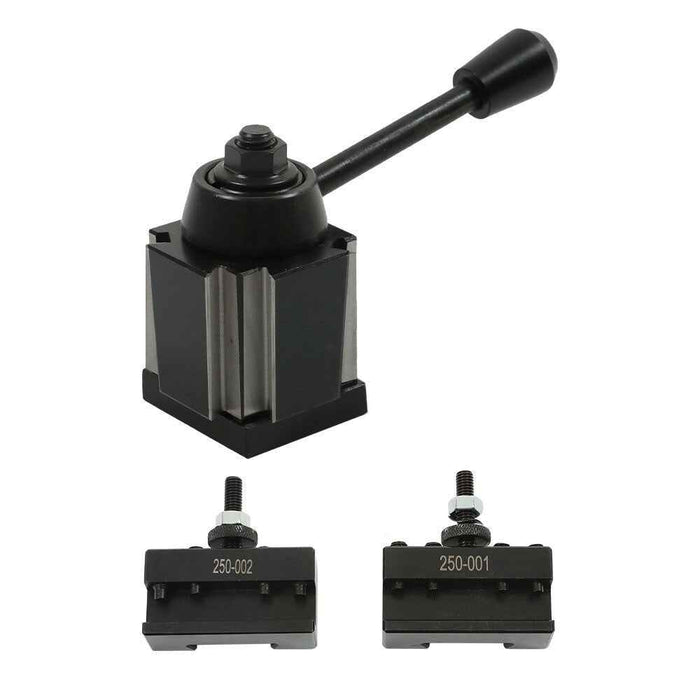 DURAFORCE Swing Dia 8" OXA Wedge Type Tool Post 250-000 + 2 holders 001 002 Mini Lathe