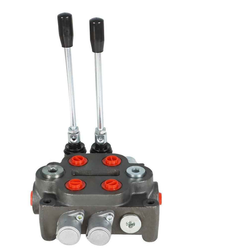 DURAFORCE 25GPM Hydraulic Control Valve 2 Spool BSPP Tractor Loader W/Joystick