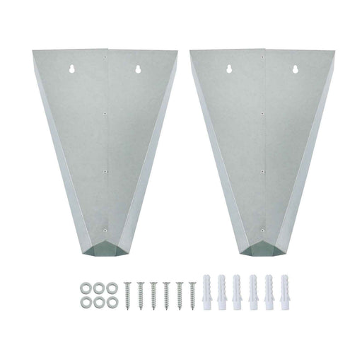 DURAFORCE 2 Pack 8 lbs Medium Size Chicken Cone Galvanized Steel Poultry Restraining Cone