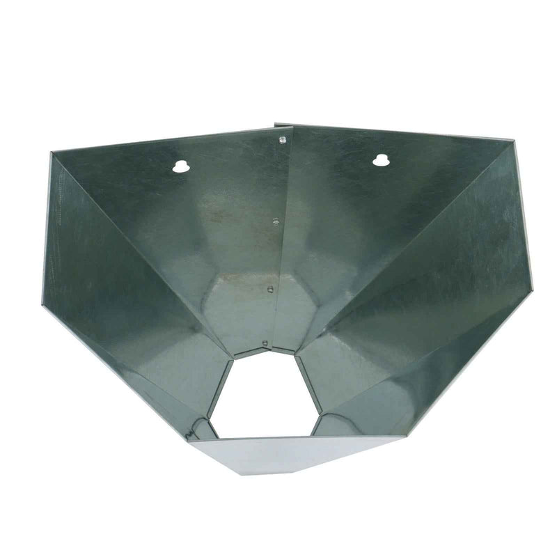 DURAFORCE 2 Pack 8 lbs Medium Size Chicken Cone Galvanized Steel Poultry Restraining Cone