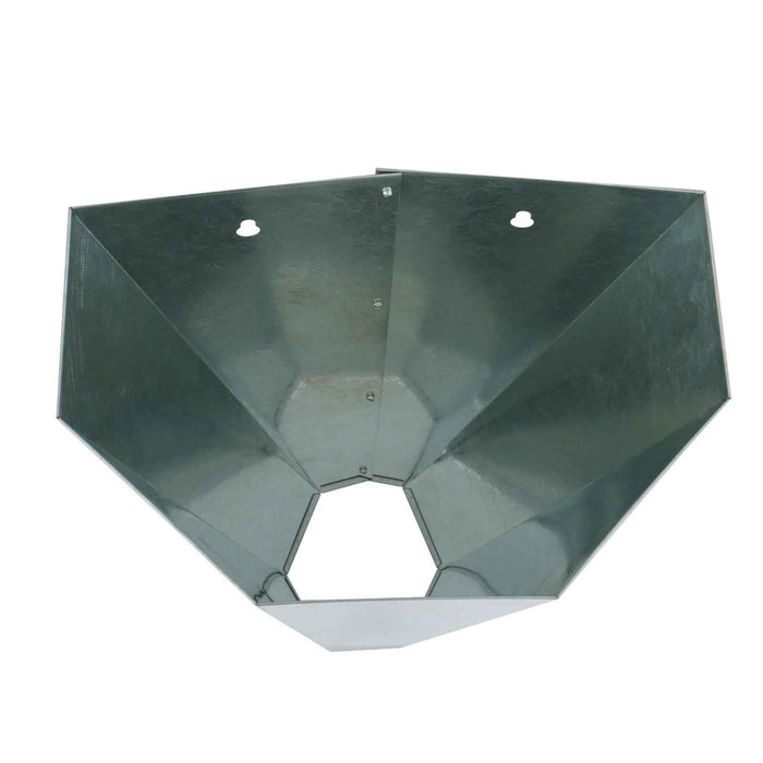 DURAFORCE 2 Pack 8 lbs Medium Size Chicken Cone Galvanized Steel Poultry Restraining Cone