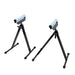 DURAFORCE 2 Pack Folding Height Adjustable 132 lbs Roller Stand 26-3/4" to 42-1/5"